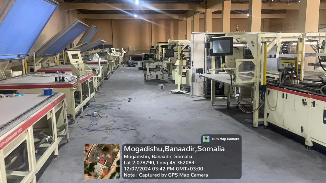 HASPP solar panel production line in Mogadishu