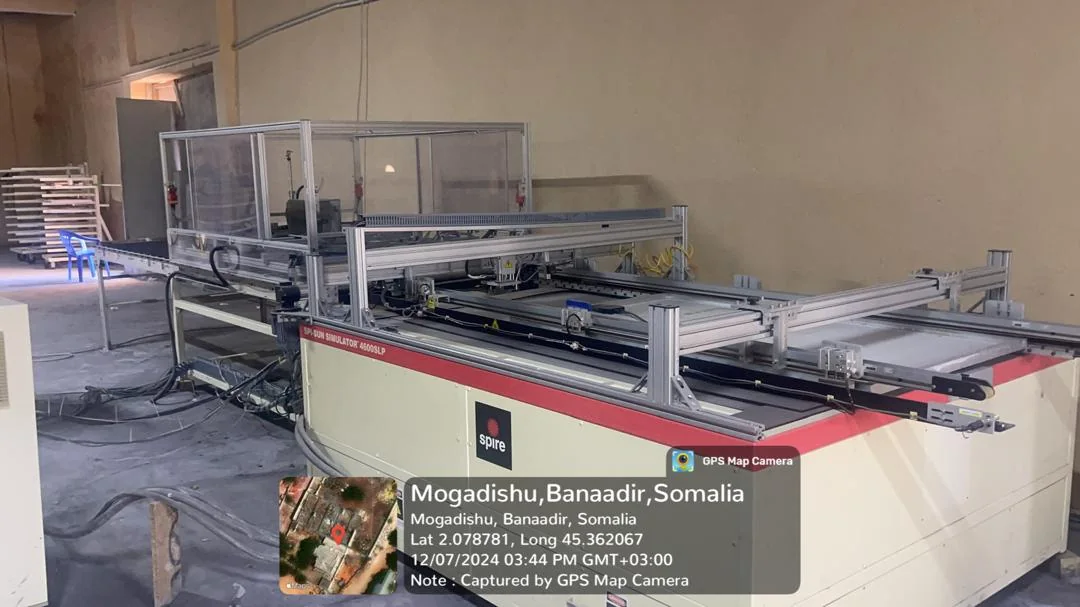 Production machinery at HASPP