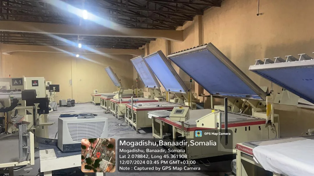 Manufacturing line at HASPP
