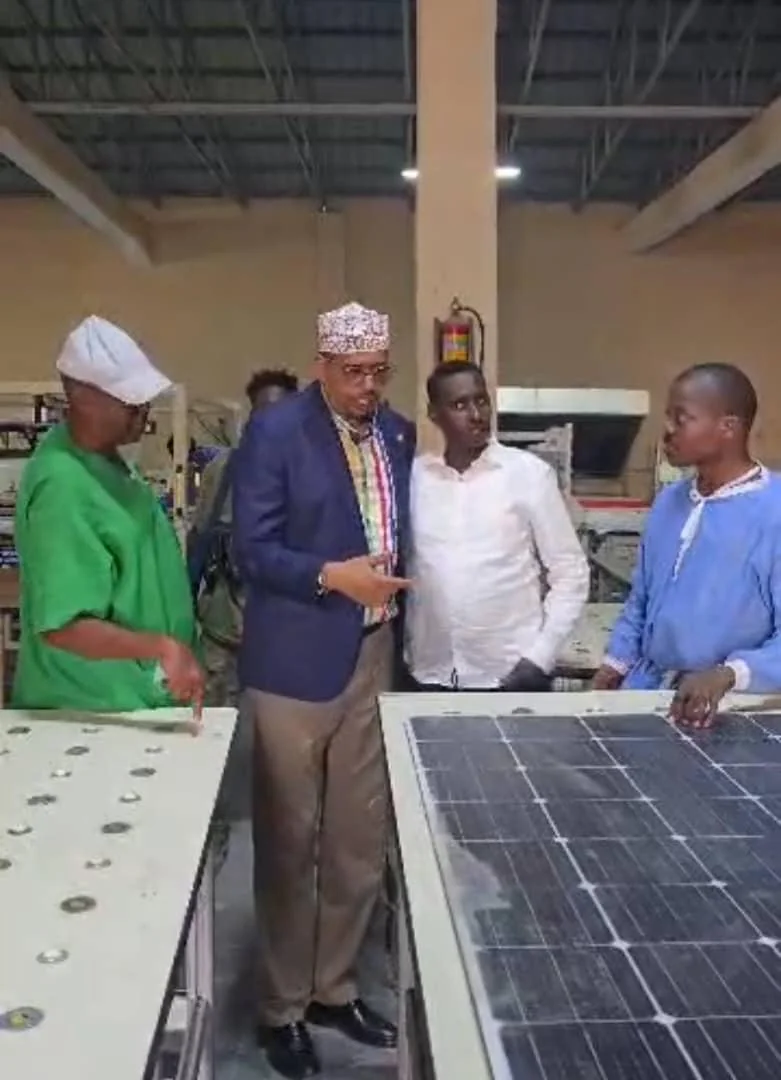 Visitors at HASPP production facility